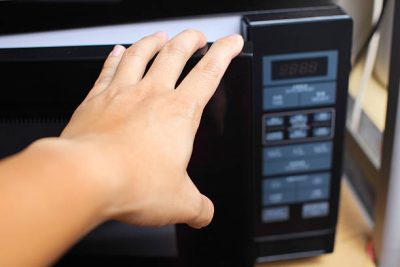 Microwave touchpad